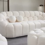 Balloon teddy sofa set 2double 1single white sofa turkey 6