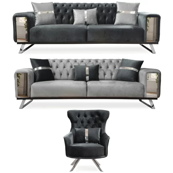 Berry Sofa Set 3 3 1 Luxury Design 11