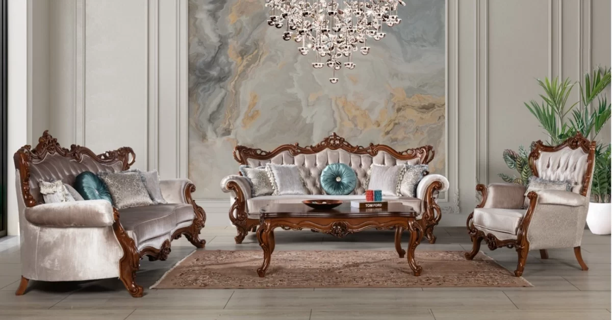 Beyza Luxury Classic Sofa Set Avantgarde 3 3 1 2