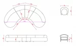 Cosa Corner Set Dimensions