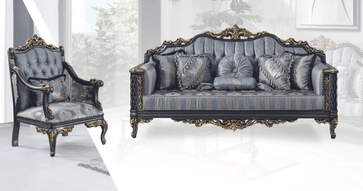 Ebrar Luxury Classic Sofa Set Avantgarde 11