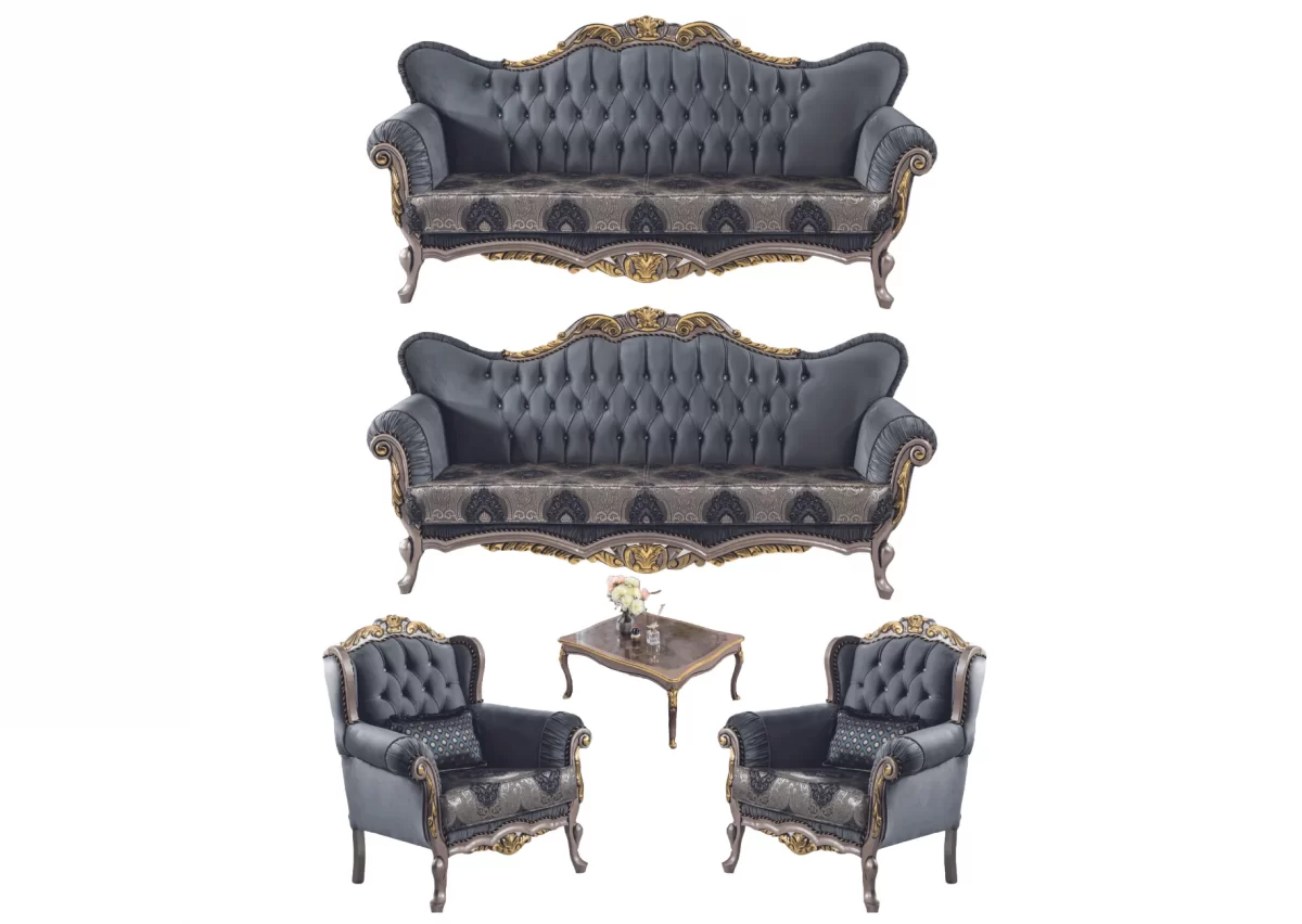 Efsun Luxury Classic Sofa Set