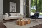 Ephesus Sofa Set striped back luxury modern style 9