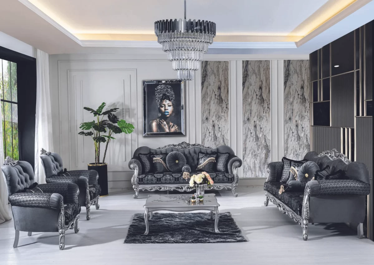 Erva Luxury Classic Sofa Set 3