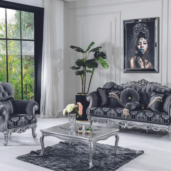 Erva Luxury Classic Sofa Set 7