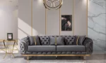 Fiona Sofa Set Tufted Quilted Sofa Style 2 1