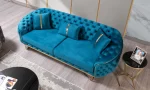 Fiona Sofa Set Tufted Quilted Sofa Style 3