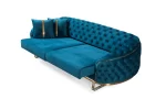 Fiona Sofa Set Tufted Quilted Sofa Style 5