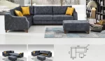 Granada Corner Sofa Affordable Traditional Sofa From Turkiye 3