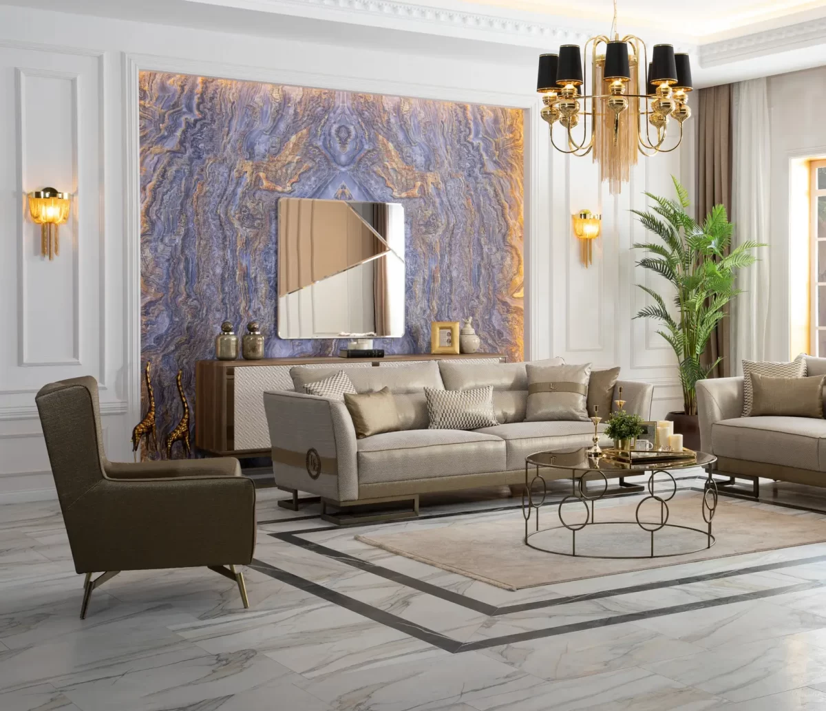 Gresha Sofa Set Premium Turkish Furniture 2