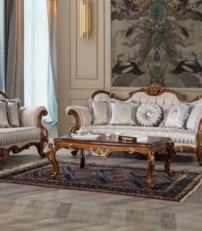 Hanedan Luxury Classic Sofa Set Avantgarde 3 3 1