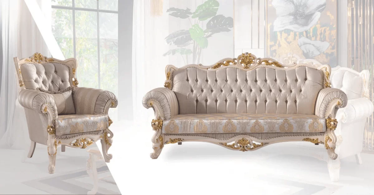 Kuars Luxury Classic Sofa Set Avantgarde 11