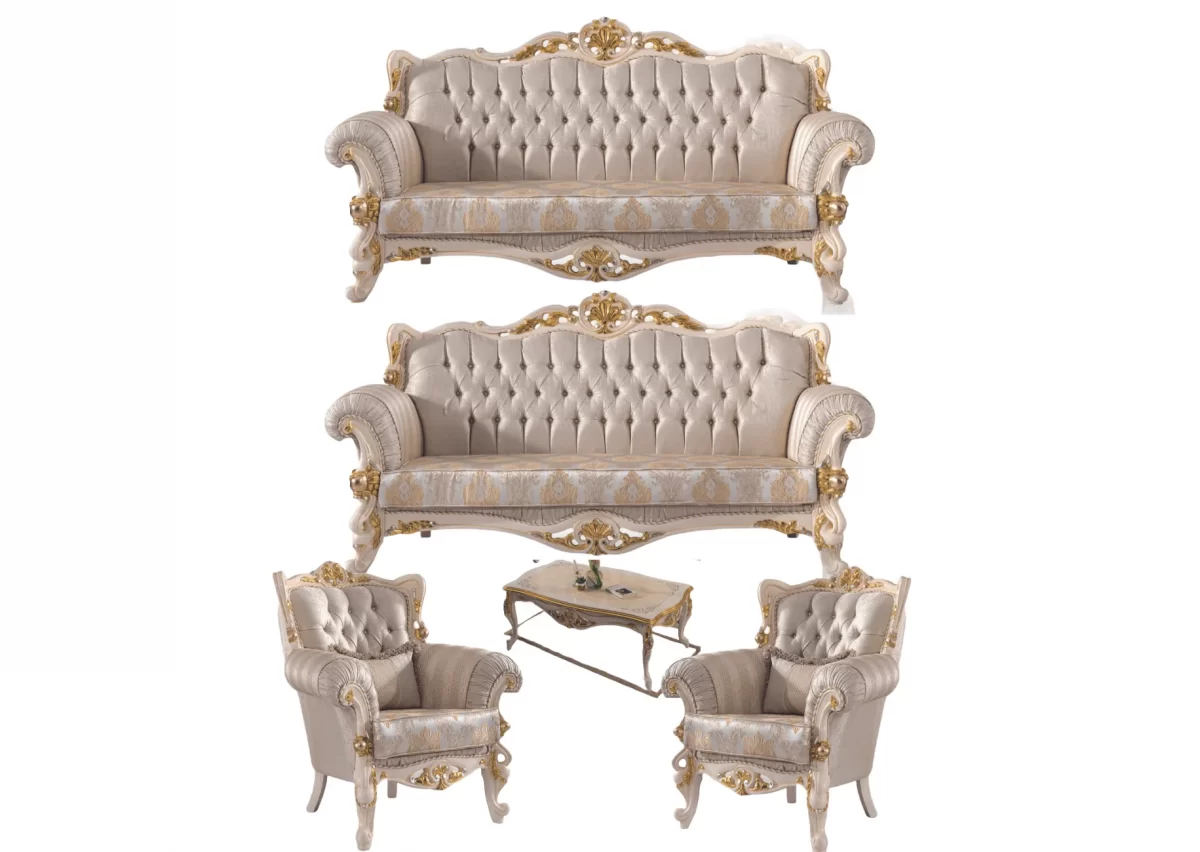 Kuars Luxury Classic Sofa Set Avantgarde