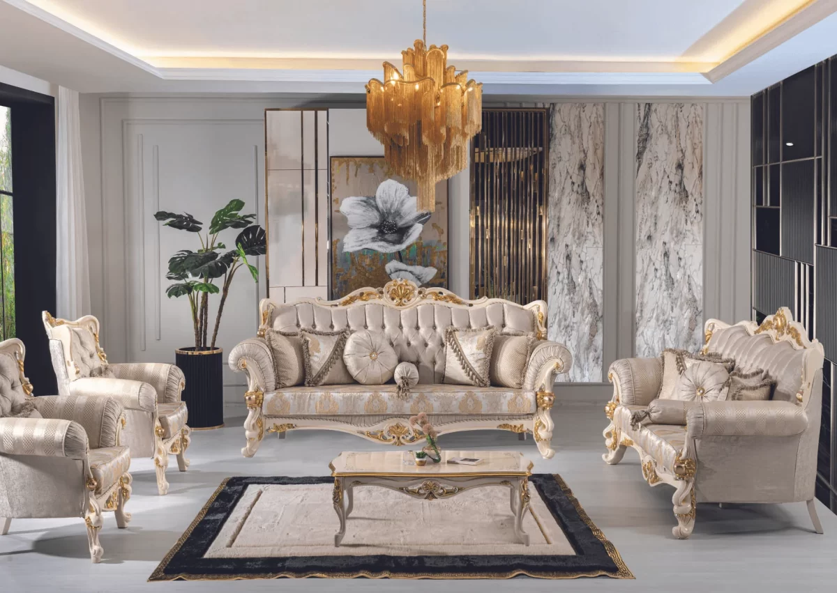 Kuars Luxury Classic Sofa Set Avantgarde 4