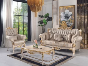 Kuars Luxury Classic Sofa Set Avantgarde 7