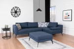 Lesa Corner Sofa With Ottoman 13