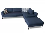 Lesa Corner Sofa With Ottoman 2