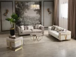 Lotus Gold Sofa Set 331 SofaTurkey