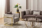 Lotus Gold Sofa Set 331 SofaTurkey 5