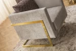 Lotus Gold Sofa Set 331 SofaTurkey 6