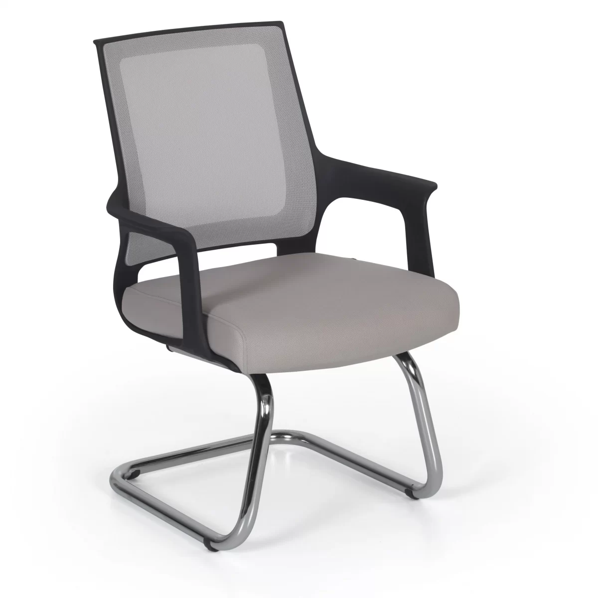 Mica Ch Office Waiting Chair Chromage Legs 2 scaled