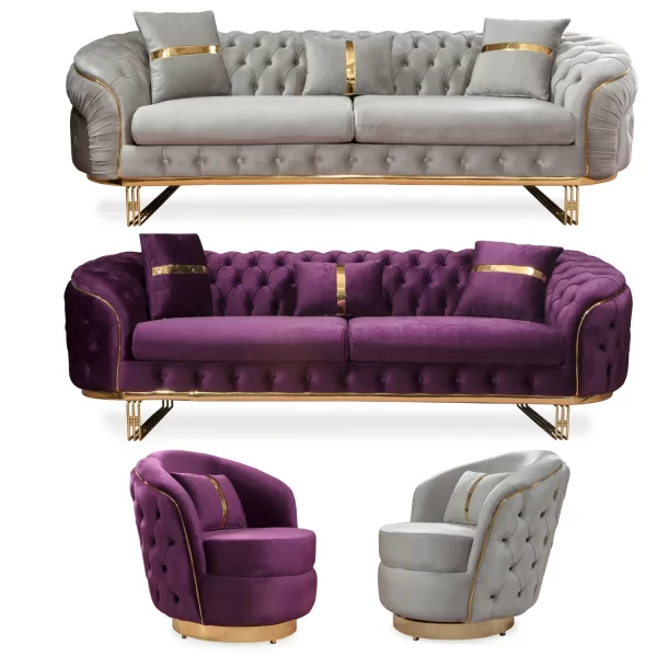 Mileny Sofa Set 3 3 1 1 Luxury Design 15