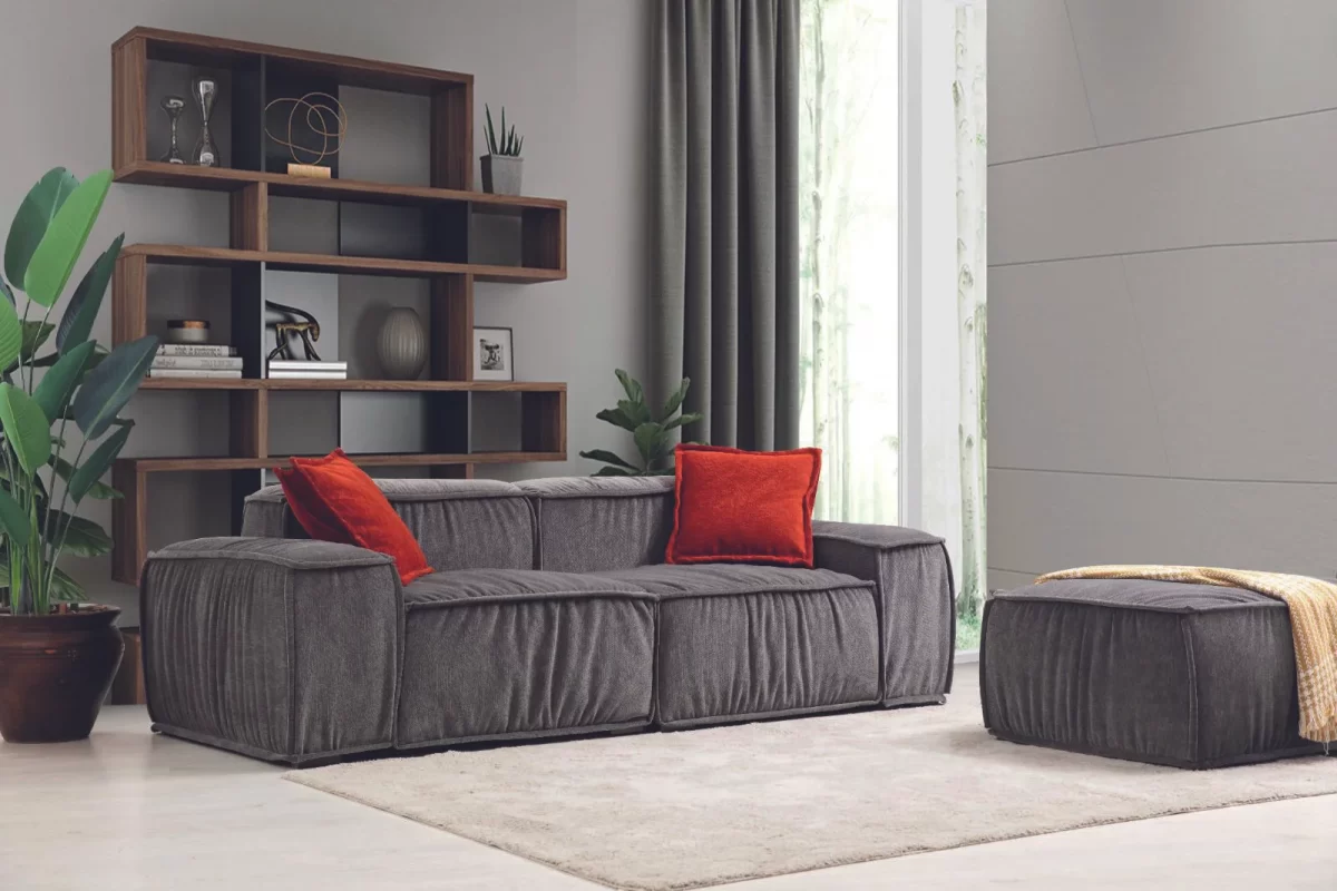 Nessa 2 modules sofa with ottoman