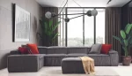 Nessa Corner Sofa with Ottoman