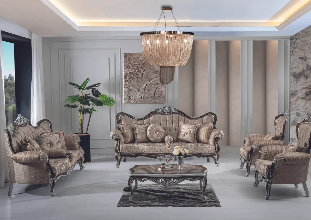 Reyyan Luxury Classic Sofa Set Avant garde 3