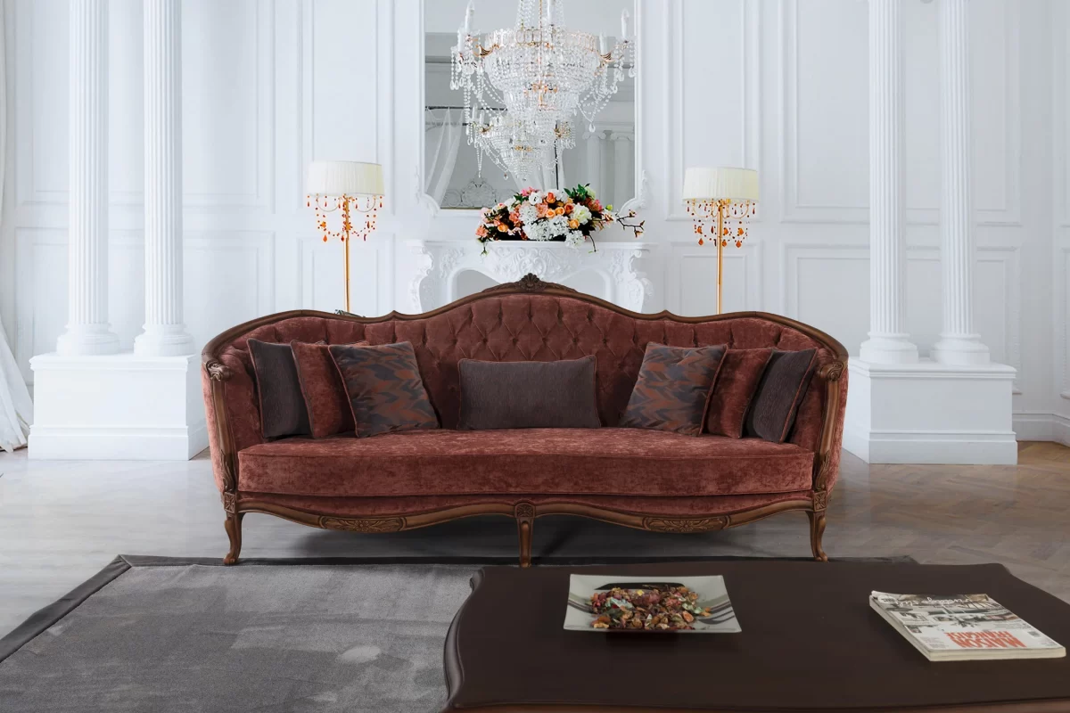 Rosa Luxury Classic Sofa Set Avantgarde 3 1 Sofa Turkey 3