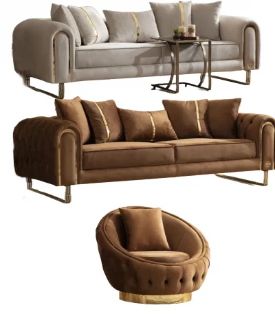 Rossa Sofa Set 3 3 1 Luxury 2