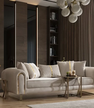 Rossa Sofa Set 3 3 1 Luxury 6