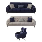 Sapphira Sofa Set Metal Leg Turkish Sofa 2