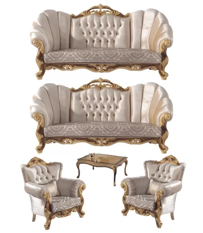 Silva Luxury Classic Sofa Set Avantgarde