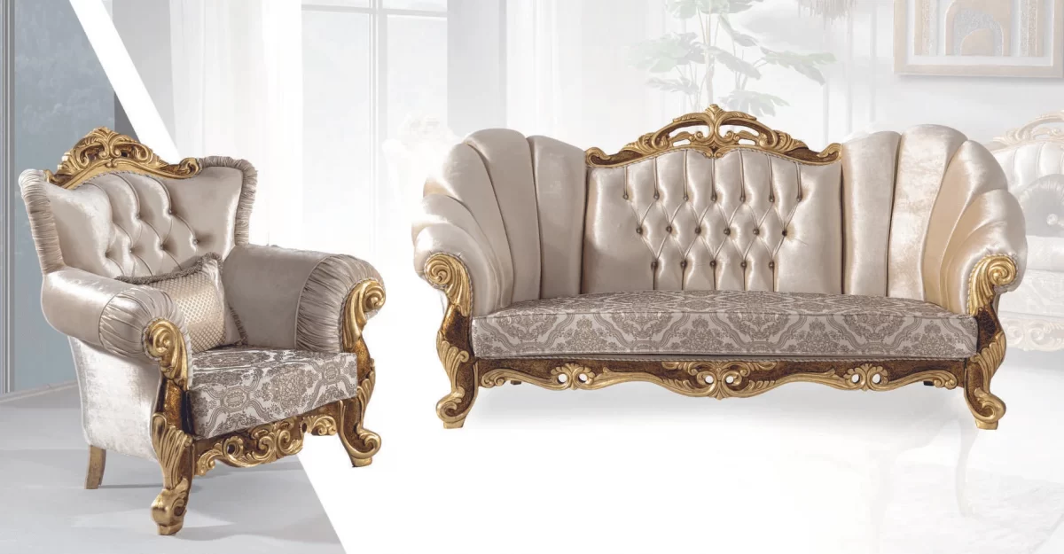 Silva Luxury Classic Sofa Set Avantgarde 9