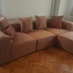 Soft Modular Sofa 3 Modules and ottoman Reference 13