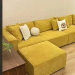 Soft Modular Sofa 3 Modules and ottoman Reference 2