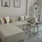 Soft Modular Sofa 3 Modules and ottoman Reference 3 1