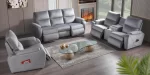 venus triple reclining sofa set