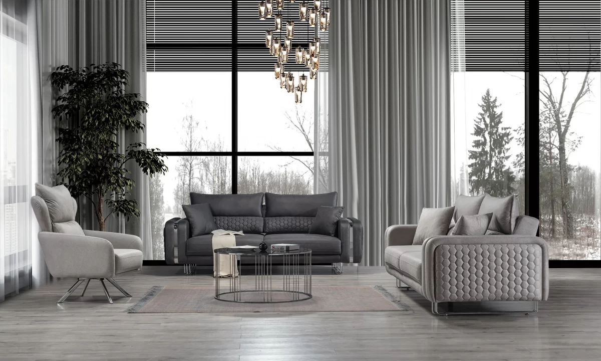 Virginia Sofa Set Modern Contemporary Style