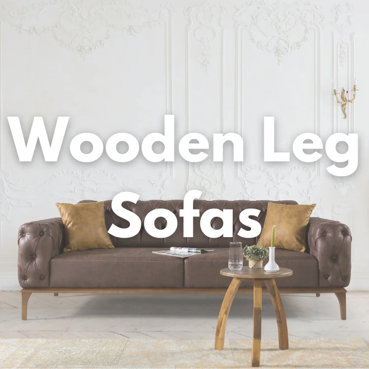 Wooden Leg Sofas Category