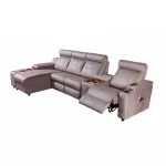 Zero reclining sofa corner set electric sofa cupholder 2