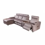 Zero reclining sofa corner set electric sofa cupholder 3