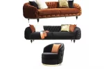 Zoe Sofa Set 3 3 1 Luxury 10