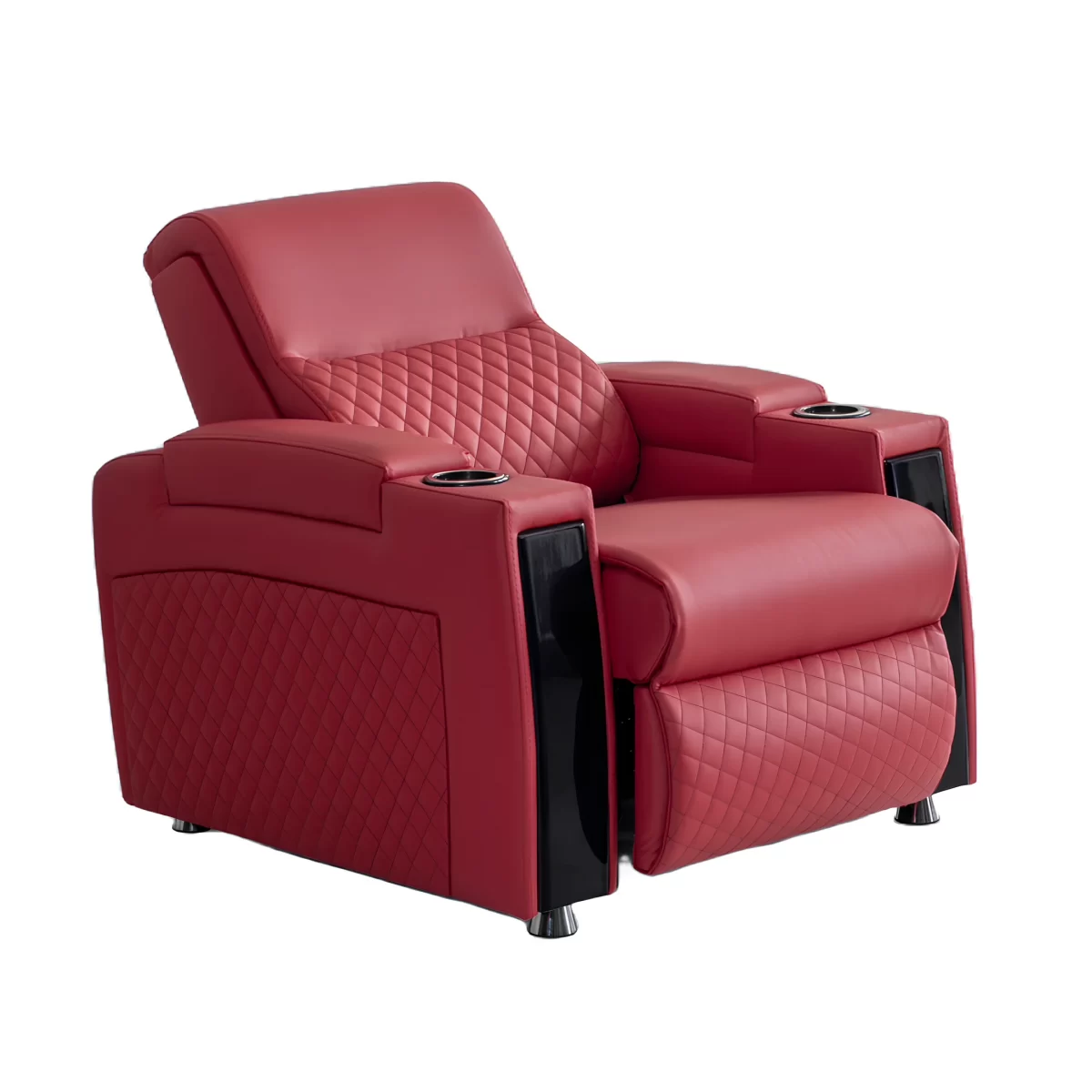 anika reclining sofa electric recliner chair with usb cupholder for home theater