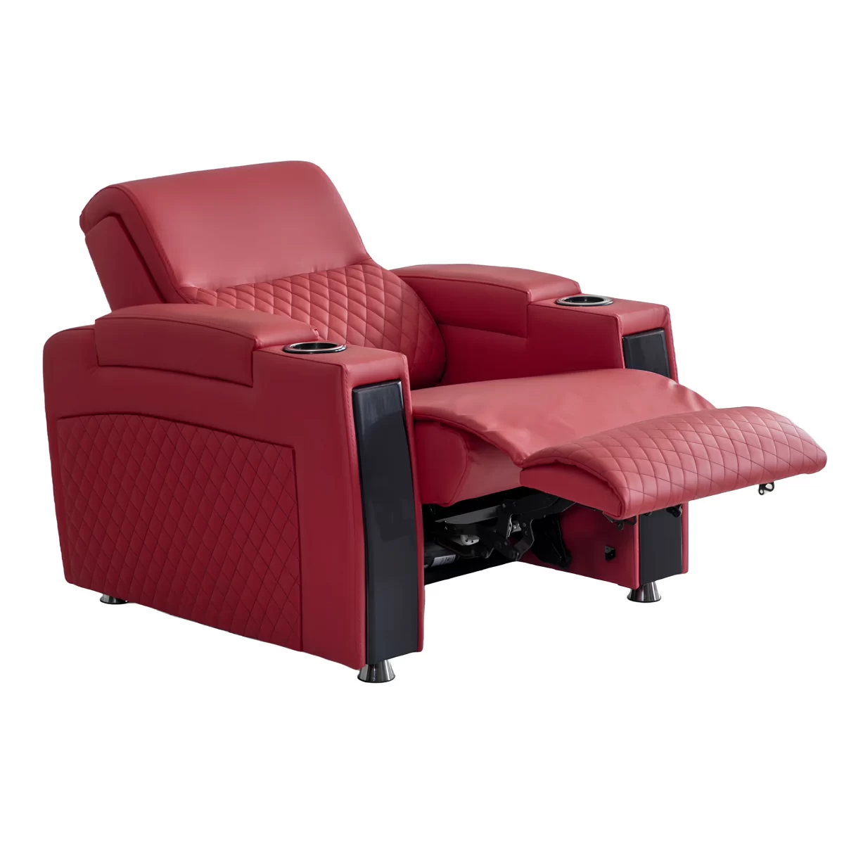 anika reclining sofa electric recliner usb cupholder for home cinema