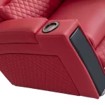 anika reclining sofa electric recliner usb cupholder for home cinema 2