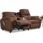 babil double reclining sofa electric recliner speakers usb ports cupholders 14