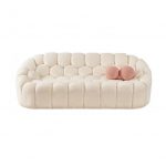 balloon teddy sofa 2 seaters white color sofaturkey