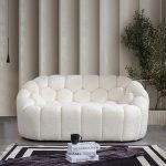 balloon teddy sofa 2 seaters white color sofaturkey 4